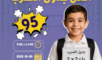 اتقان جدول الضرب